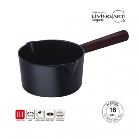 에보니 인덕션 세라믹 밀크팬 16cm #2