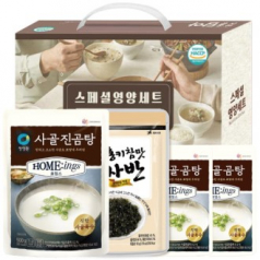 스페셜영양세트(청정원 곰탕500g.서천 김 자반50g.청정원 곰탕 300g*2)