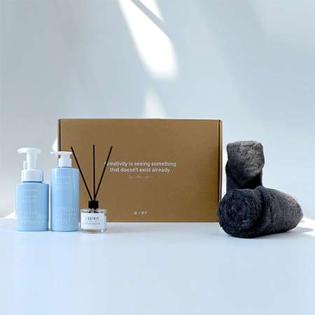 레스쁘리 프리미엄 휴식 선물세트 (타올2ea+디퓨저50ml+클렌저290ml+로션300ml) #2