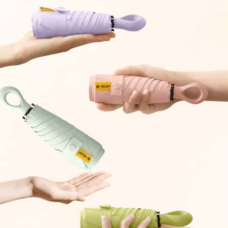 B16 멀티고리 휴대용 초경량 암막 5단 우양산 #2