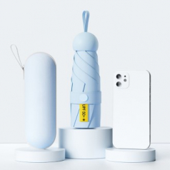 B15 초경량 파우치형 암막 5단 우양산