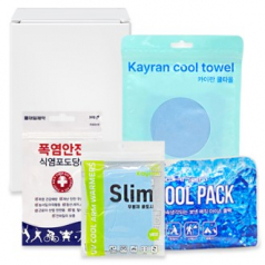 실속형 폭염키트 4종+종이케이스 구급함 구급키트