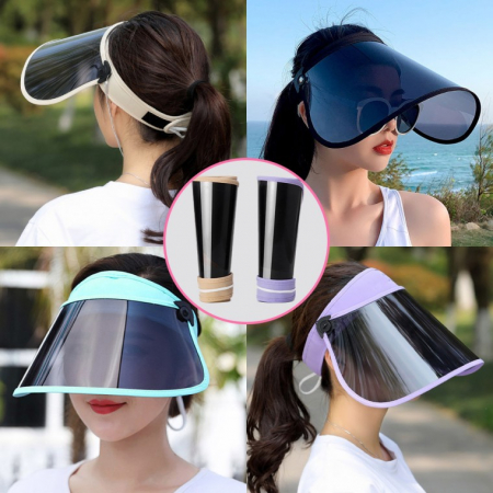 UV 풀페이스 와이드 선바이저 썬캡 돌돌이썬캡 #2