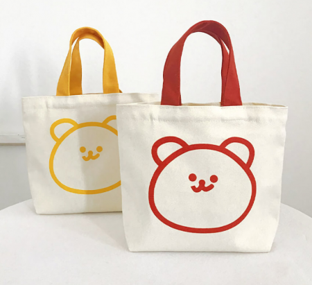 작고 귀여운 곰돌이 에코백 가방 손목가방 보조가방 미니백 수납 #2