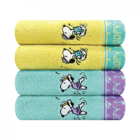 송월 스누피 뮤직 타올 #2