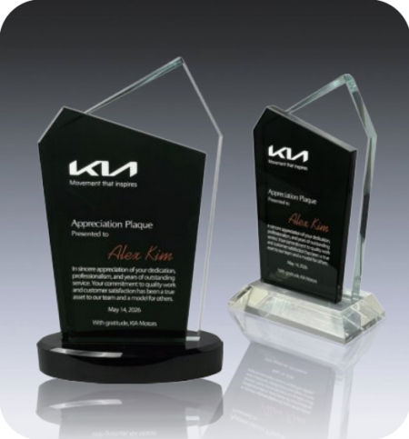 크리스탈 감사패. 공로패 / SD14) 11-3 #2