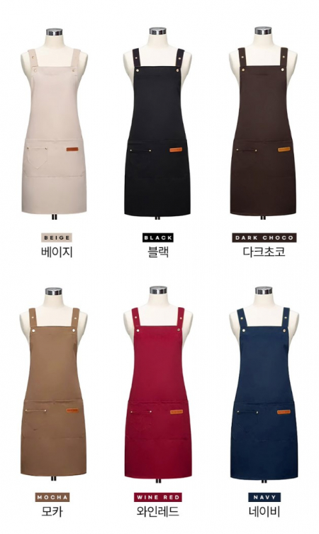 카페앞치마 작업용앞치마 캔버스앞치마 이쁜앞치마 깔끔한앞치마 #3