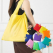 해피 스마일 장바구니 접이식가방