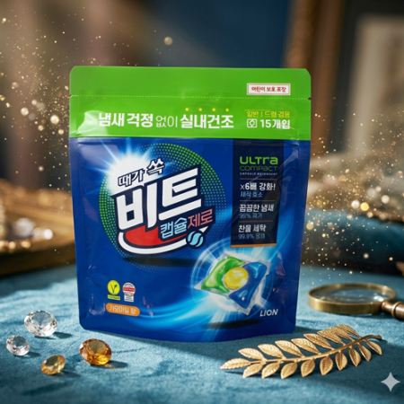 때가 쏙 비트 냄새제로 캡슐세제 15개입 + 종이케이스  추가 별도 문의 #2