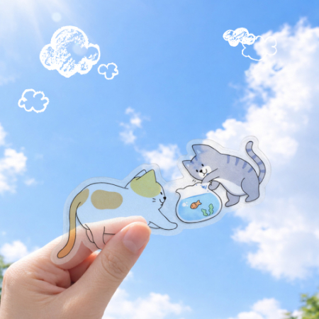 투명북마크 자유형(도무송) #2