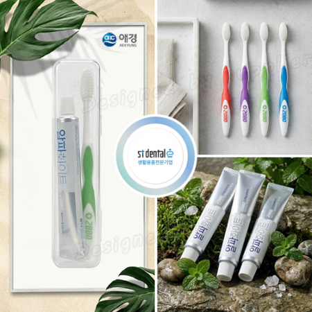 애경2080미세모 뉴2080화이트치약 칫솔치약세트 #5