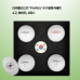 작은이미지: 타이틀리스트 트루필 4구 볼마커세트 로고 #3