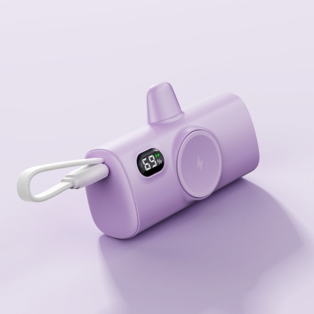 에디토 LED 일체형 삼성 애플 워치충전독 2in1 보조배터리 5000mAh MWDOC #5