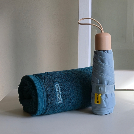 센트라도 송월 포인트타올(수건)200g+캡슐우드 5단 양우산 세트 #5