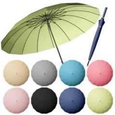 대형 16살대 원터치 장우산 우산 자동 골프