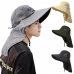 작은이미지: 뒷목가리개벙거지모자 자외선차단사파리모자 등산벙거지모자 플랩캡 #2