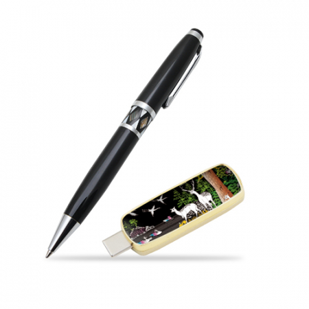 아리랑 페리자개 시즌2 C-Type OTG USB + 자개볼펜 2종세트 32GB #3