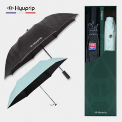 협립 2단 엠보 바이어스 자동우산 +협립3단50카본6K초경량고밀도암막수동우양산-세트