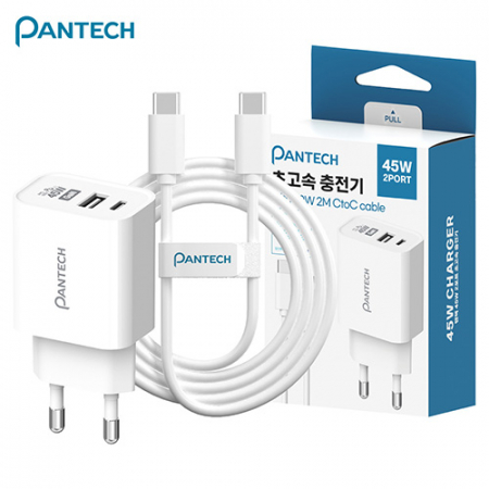 팬택 GaN PD 45W 멀티 2포트 초고속충전기 (60W 2m CtoC 케이블포함) #2