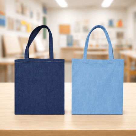 데님 캔버스가방 청가방 무지에코백 보조가방 #3