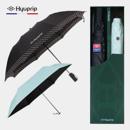 협립 2단 커넥션 보다 자동우산 +협립3단50카본6K초경량고밀도암막수동우양산-세트 #2