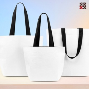 화이트리유저블쇼핑백-S