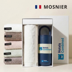 모스니에 루프텀블러450ml 호텔160g타올세트+싸바리케이스