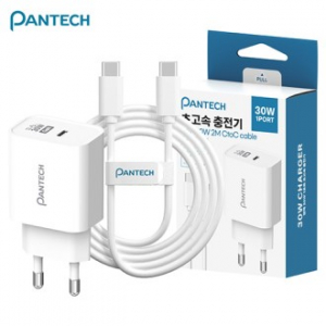 팬택 GaN PD 30W 1포트 고속충전기(60w 2m  CtoC 케이블 포함)