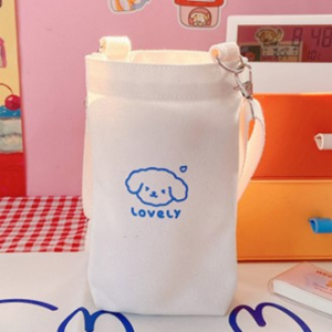 캔버스 에코백 드링크백 텀블러가방