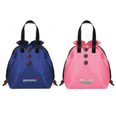 단추 런치백 보온보냉 도시락 가방 쿨러백 H470