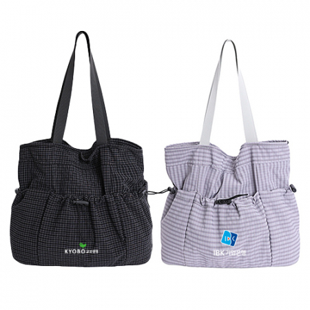 체크패턴 핸드백 대학생 토트백 가방 H461 #2