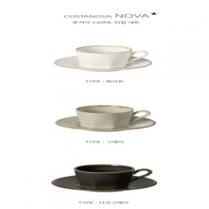 코스타노바 COSTANOBA 루지아 240ml 티컵세트