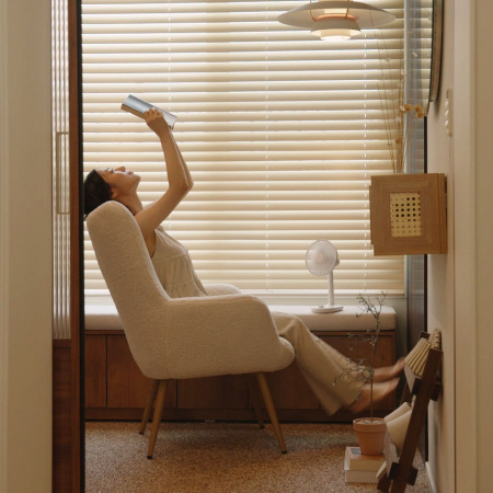 알리사 100단 프리미엄 미니 탁상용선풍기 #5