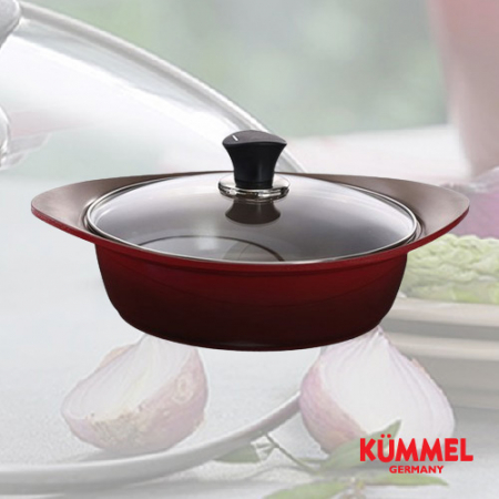 독일쿠멜 인덕션겸용IH 세라믹코팅 전골냄비레드24cm #2