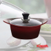 작은이미지: 독일쿠멜 인덕션겸용IH 세라믹코팅 양수냄비레드20cm #2