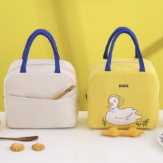 도시락보온보냉백 오리도시락가방 피크닉가방 오리보온보냉가방