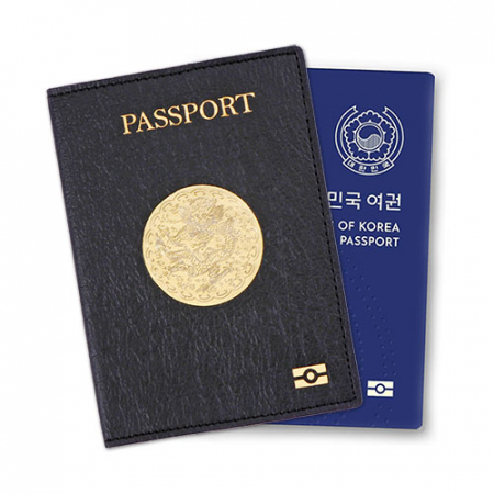 곤룡포 순금판 한지가죽 여권지갑 비건제품 여행 준비물 외국인 선물 #2