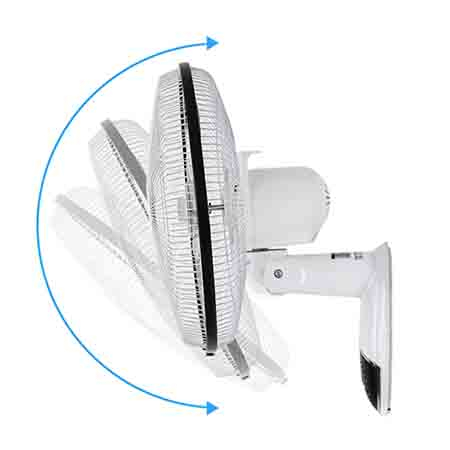 벽걸이 선풍기 리모컨 5엽날개 3단풍속 타이머 7.5시간 가정용 업소용 #3