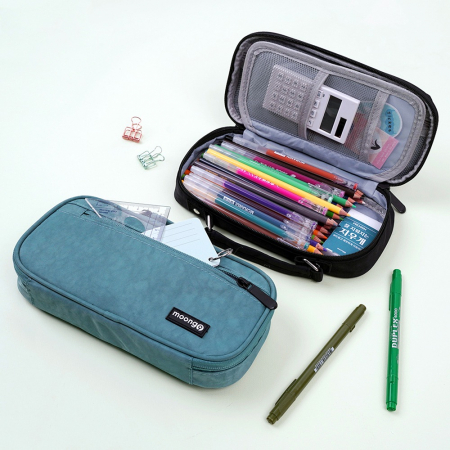 포포팬시 빈티지 워싱 손잡이 펜 파우치 초등학생필통 대용량필통 파우치필통 #2