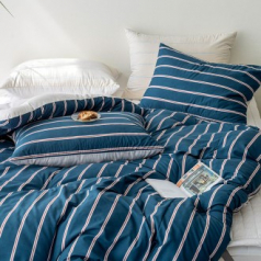 스트라이프 차렵이불 소프트 마이크로 항균 침구