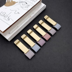 메탈 펜 홀딩 책갈피 북마크 각인