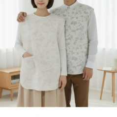 베베솜 순면 아빠엄마턱받이(모던핏)