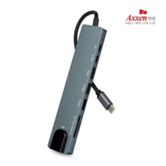 액센 MH11 8in1 올인원 멀티허브 5Gbps 포트 LAN HDMI