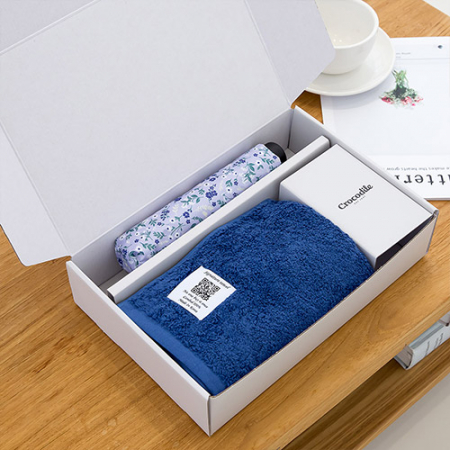 크로커다일 3단 비덴스 슬림 암막 우양산+시그니처 호텔 수건 [판촉물 답례품 기념품 선물세트] #3