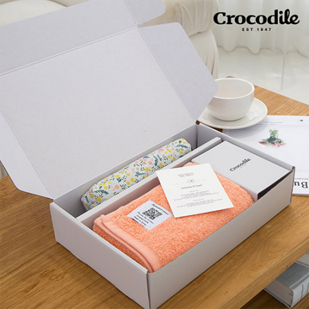 크로커다일 3단 비덴스 슬림 암막 우양산+시그니처 호텔 수건 [판촉물 답례품 기념품 선물세트] #2