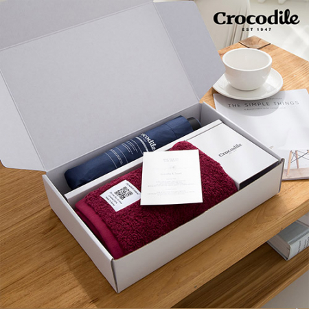 크로커다일 3단 레터링 접이식 우산+시그니처 호텔 수건 [판촉물 답례품 기념품 선물세트] #2