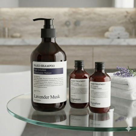 Nard 나드 샴푸 500ml  + 트리트먼트 2개 + 끈케이스 #2