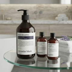 Nard 나드 샴푸 500ml  + 트리트먼트 2개 + 끈케이스