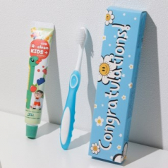 미소덴탈 어린이솜사탕 칫솔치약세트(국내생산)