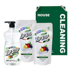 [탑스텝] 친환경 주방세제 기프트세트 3호 (본품550ml+리필 300ml 2개)